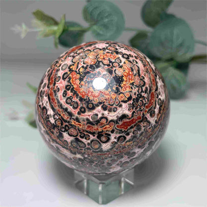 1.57-3.14in Leopard Sphere |CrystalHola