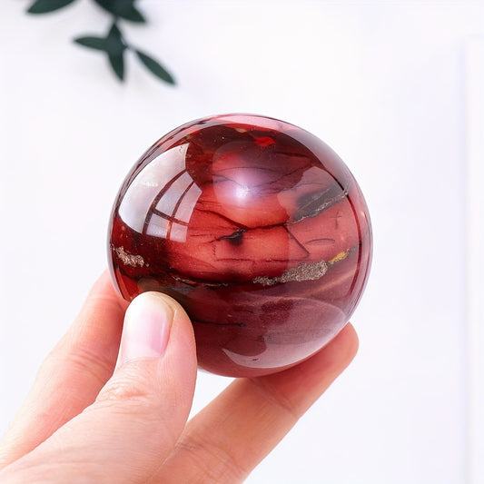 1.57-3.15in Mookaite Yolk Stone Sphere|CrystalHola