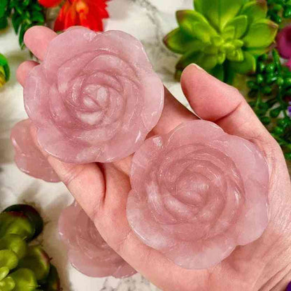 1.572.36inRoseQuartzPeonyFlowerCarvingCrystalHola_1 - CrystalHola