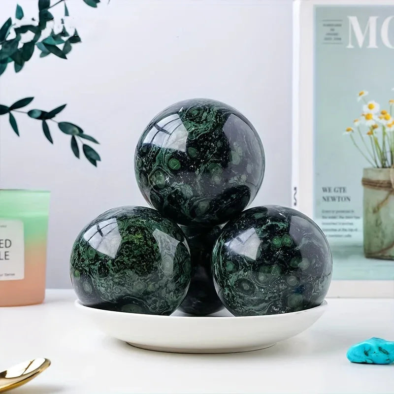 1.96-3.54in Kambaba Peacock Eye Sphere|CrystalHola