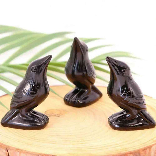 1.96inBlackObsidianCrowCarvingCrystalHola_2 - CrystalHola