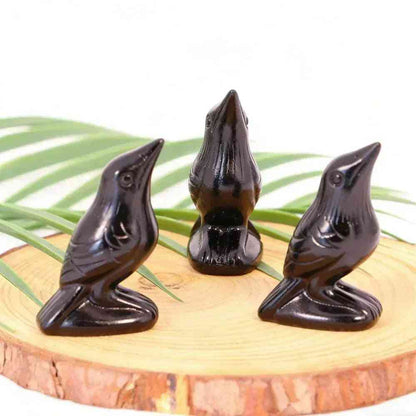 1.96inBlackObsidianCrowCarvingCrystalHola_5 - CrystalHola