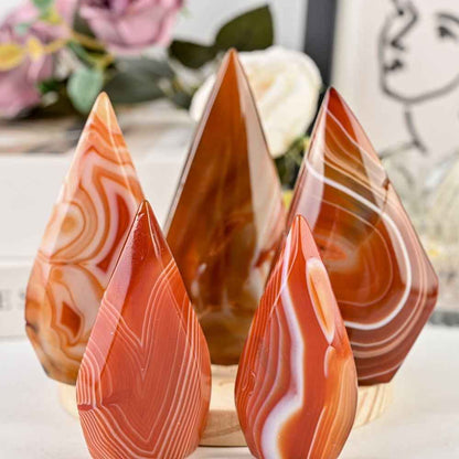 10-200g Carnelian Silk  Water Drop Freeform |CrystalHola Wholesale