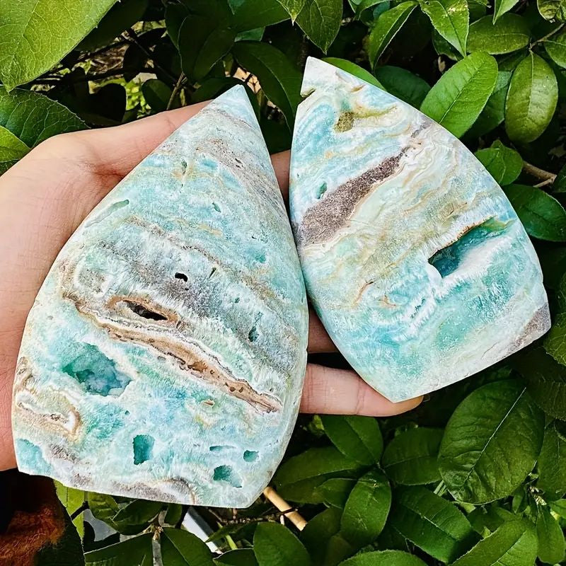 10-200g Hemimorphite Water Drop Freeform |CrystalHola Wholesale