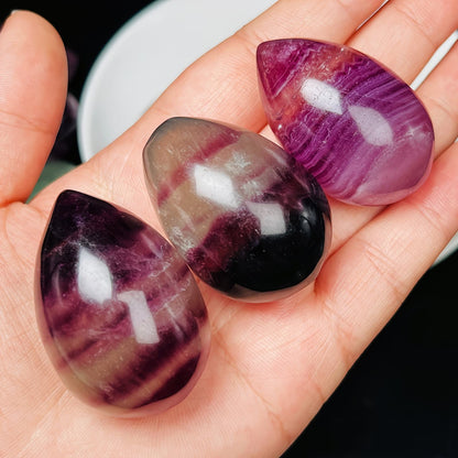 Œuf en Fluorite de 100-150g pour Cadeaux CrystalHola