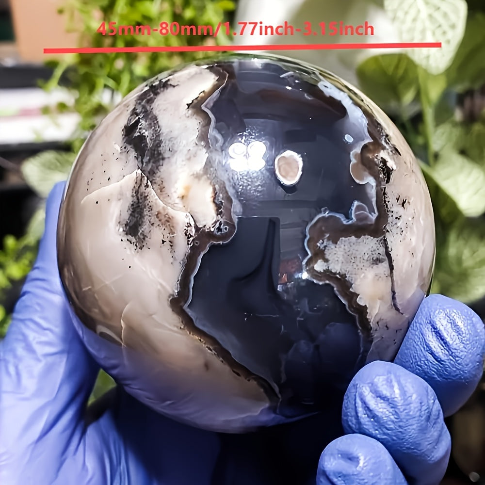 UV Reactive Agate Sphere