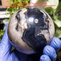 UV Reactive Agate Sphere