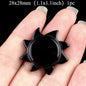 Stone Sun Pollen Tiger Eye Agate Carving Sun