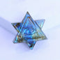 Labradorite Pattern Hexagonal Star Stone Carving