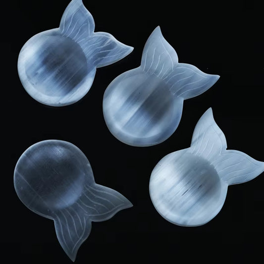 Selelnite Fish Tail Bowl for Decor