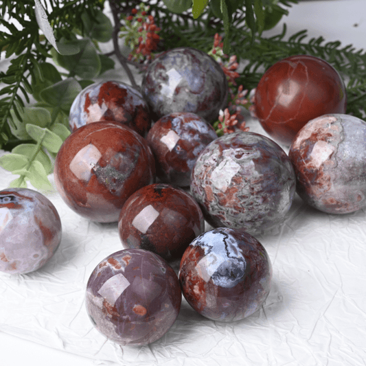 Red Blood Agate Sphere