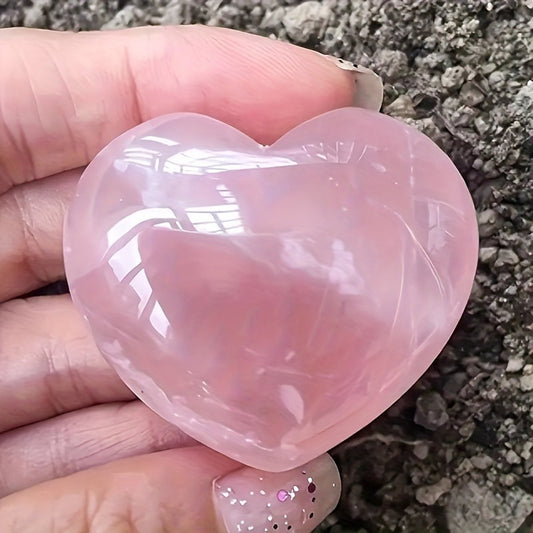 Rose Quartz Heart For Gifts
