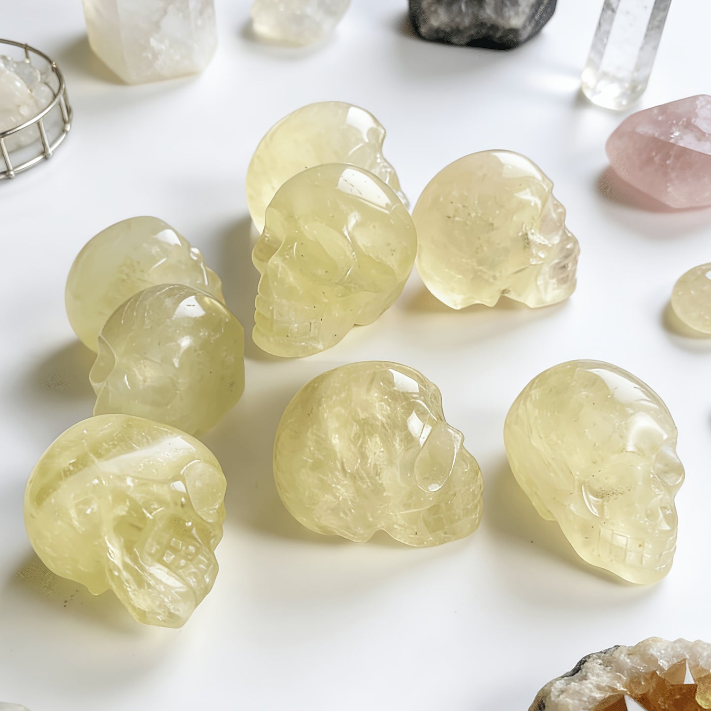 Citrine Skulls
