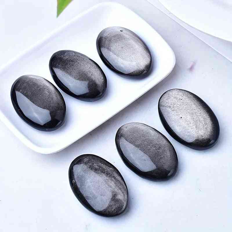 2.2inSilveryObsidianPalmStoneCrystaHolaHealingforGift_1 - CrystalHola