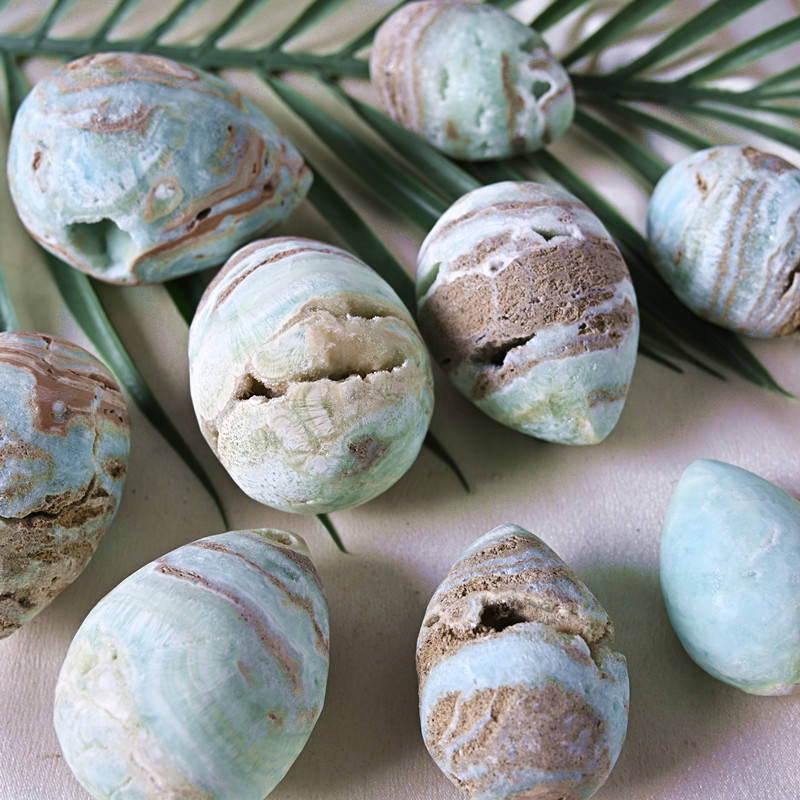Œuf d'hémimorphite 20-200g |CrystalHola