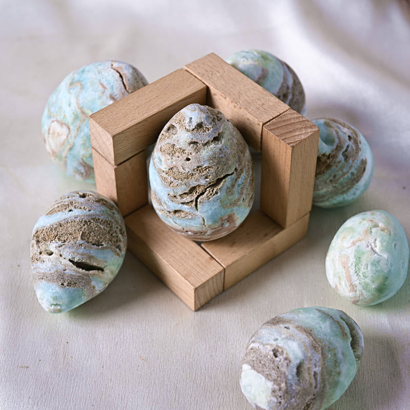 Œuf d'hémimorphite 20-200g |CrystalHola