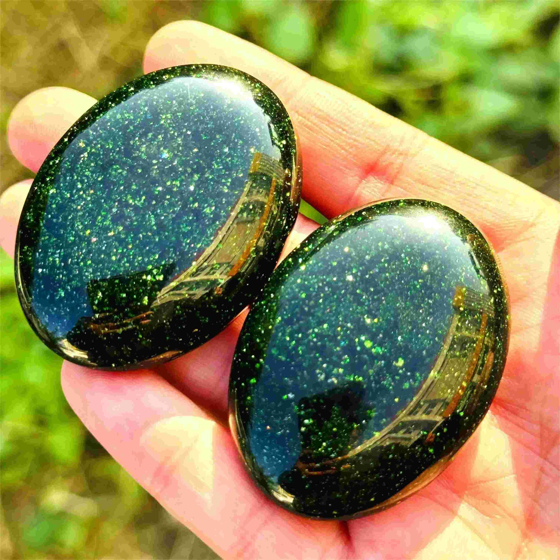20-80gGreenSandstonePalmStoneCrystaHolaHealingforGift_4 - CrystalHola