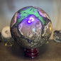 UV Reactive Agate Sphere