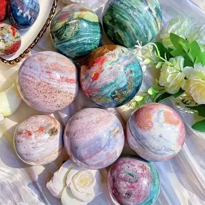 Ocean Jasper Sphere - CrystalHola