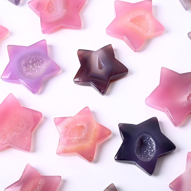 Agate Geode Star for Gifts
