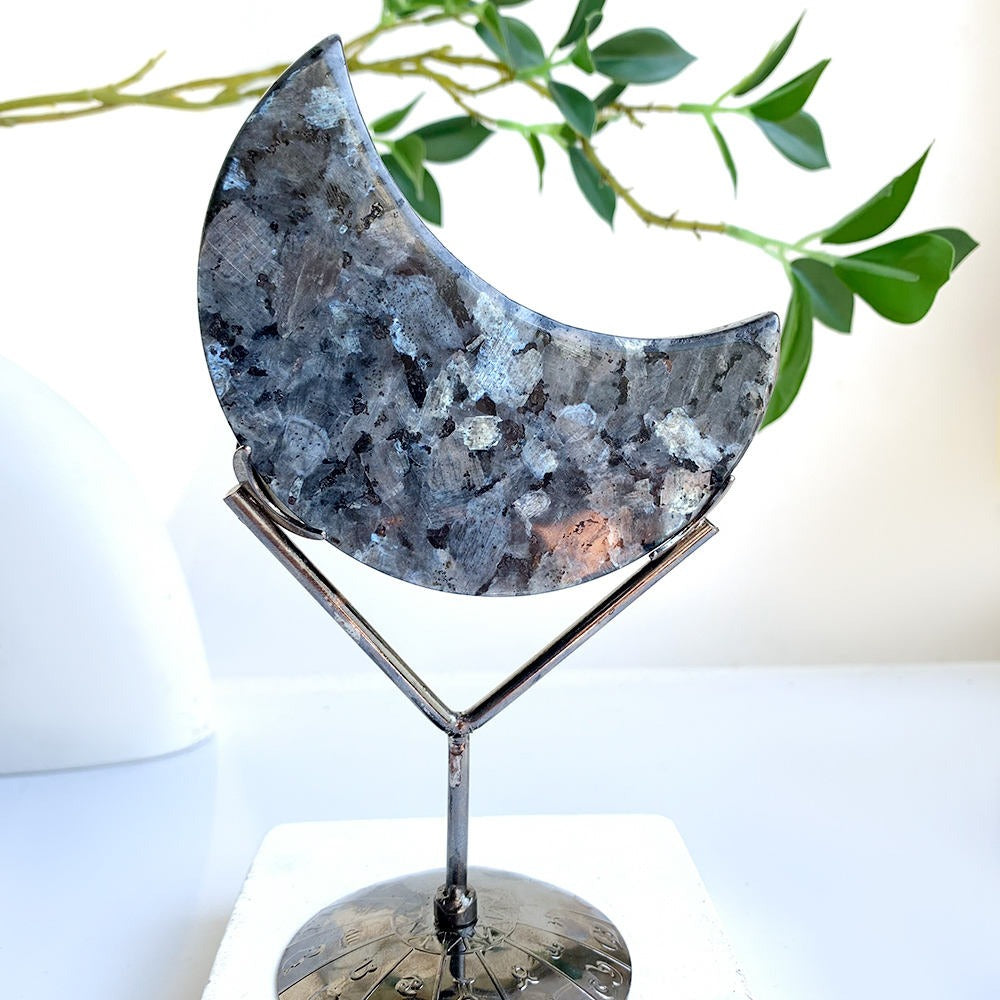 Natural Crystal Moon for Holiday Gift