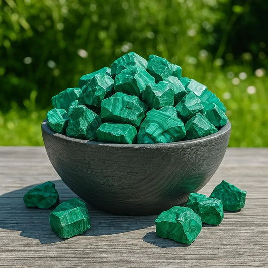 Raw Malachite Stone  for Home Mineral Collection