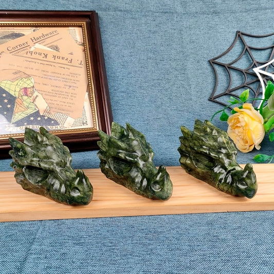 Serpentine Dragon Head for Office or Home Decor
