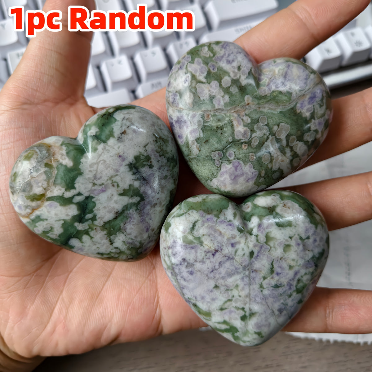 Auspicious Crystal Heart Unique Gift for Family and Friends