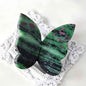 6.5cm 3D Muti-Material Butterfly Carving|CrystalHola