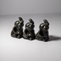 Cute Yooperlite Baby Elephant Carving for Good Luck and Decor