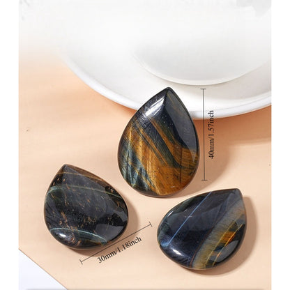 Tiger Eye Stone Water Drop for Jwelery