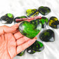 Green Opal Heart for Decor