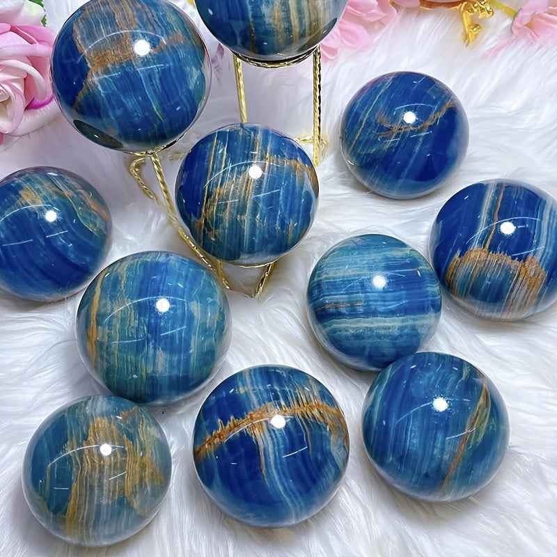 1.54-2.76in Blue Onyx Sphere|Wholesale CrystalHola