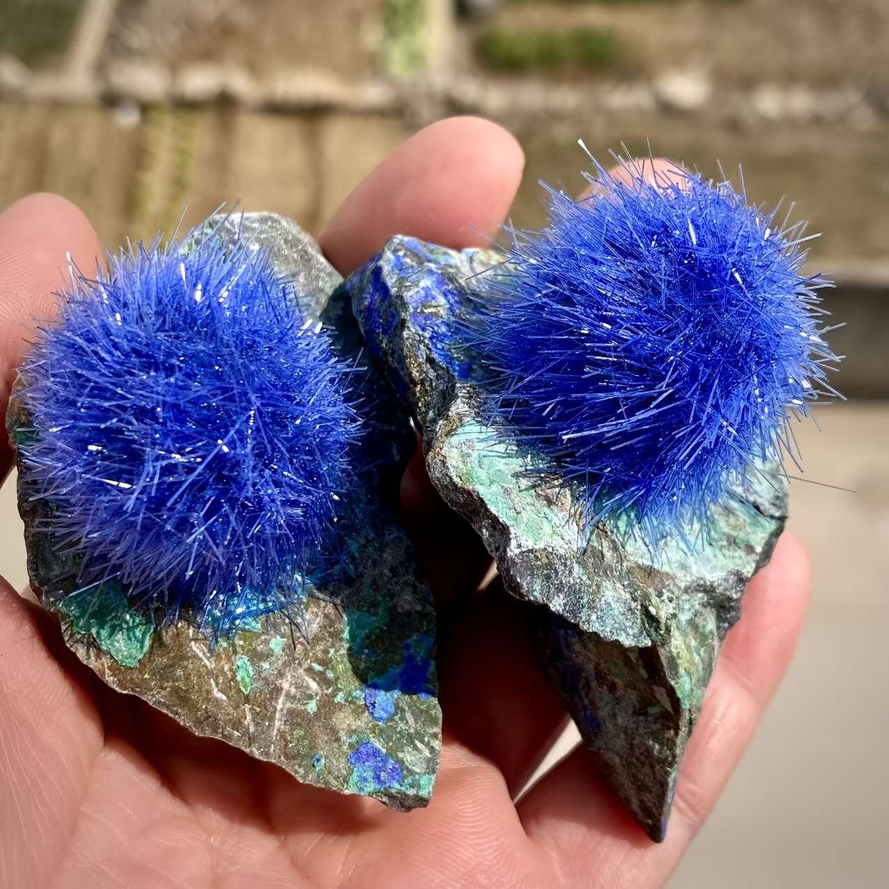 50-100g Rare Zeolite Blue Mineral Specimen | CrystalHola Wholesale