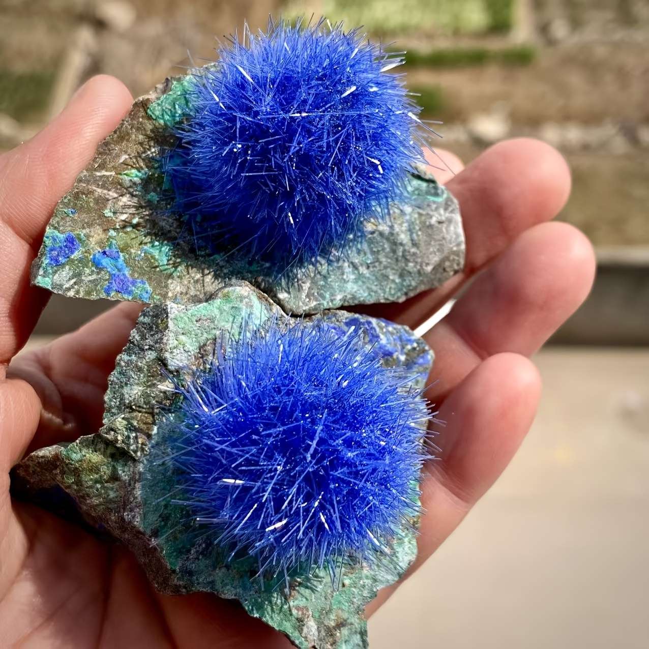 50-100g Rare Zeolite Blue Mineral Specimen | CrystalHola Wholesale