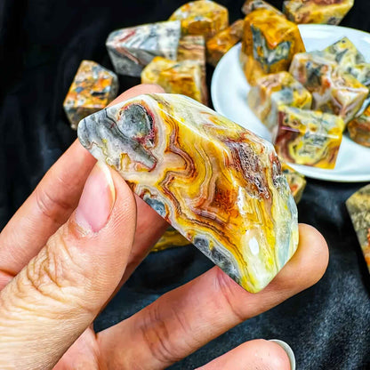 50-200g Crazy Agate Freeform |CrystalHola Wholesale