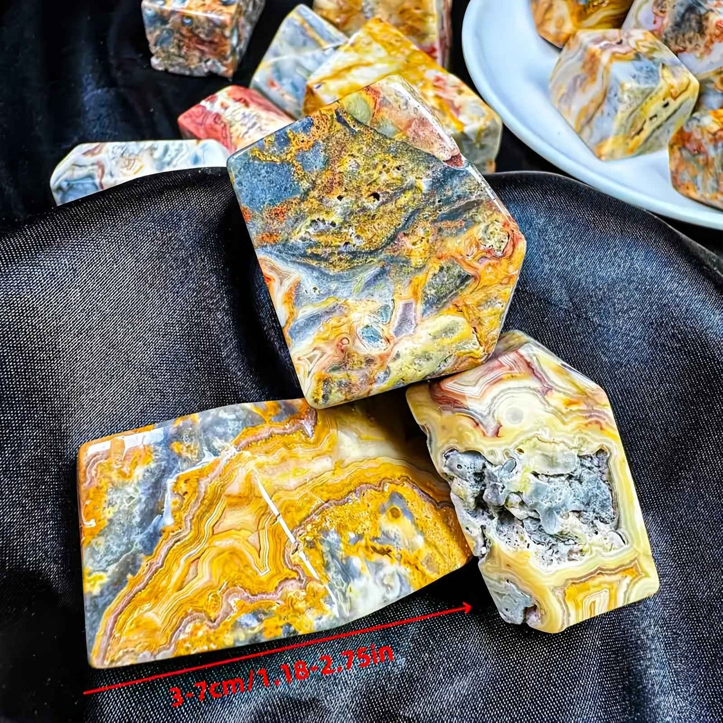 50-200g Crazy Agate Freeform |CrystalHola Wholesale