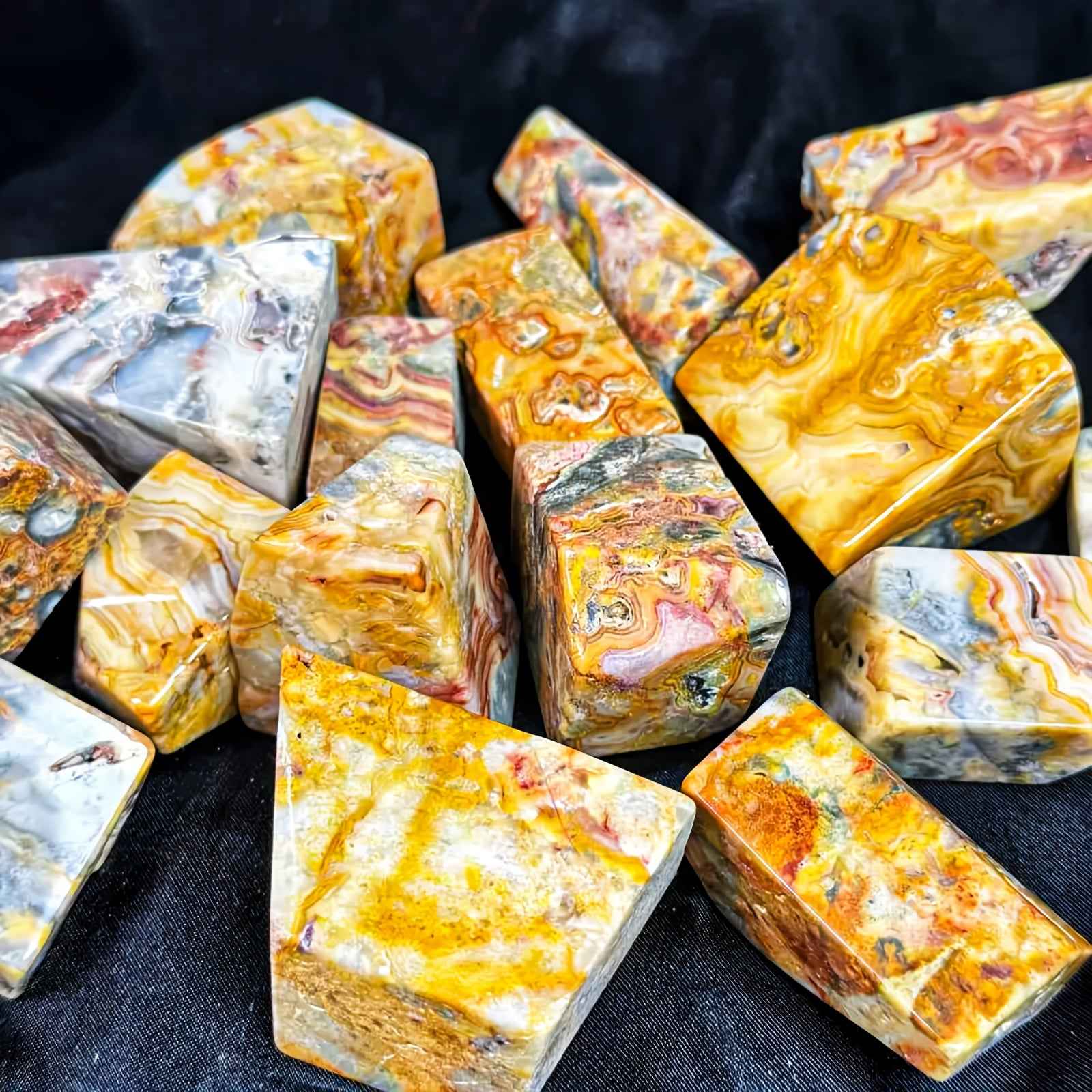 50-200g Crazy Agate Freeform |CrystalHola Wholesale