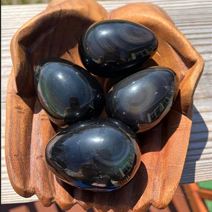 Œuf d'obsidienne arc-en-ciel de 50 à 200 g | CrystalHola