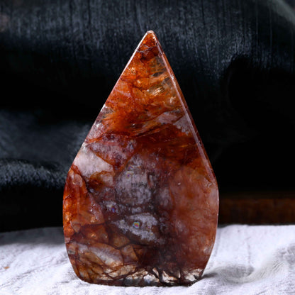 50-200g Red Fire QuartzWater Drop Freeform |CrystalHola Wholesale