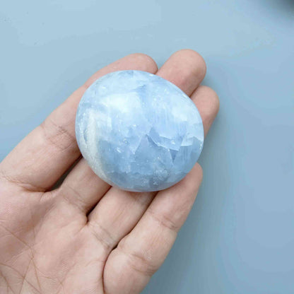 50-300gBlueCelestitePalmStoneCrystaHolaHealingforGift_1 - CrystalHola