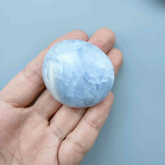 50-300gBlueCelestitePalmStoneCrystaHolaHealingforGift_1 - CrystalHola