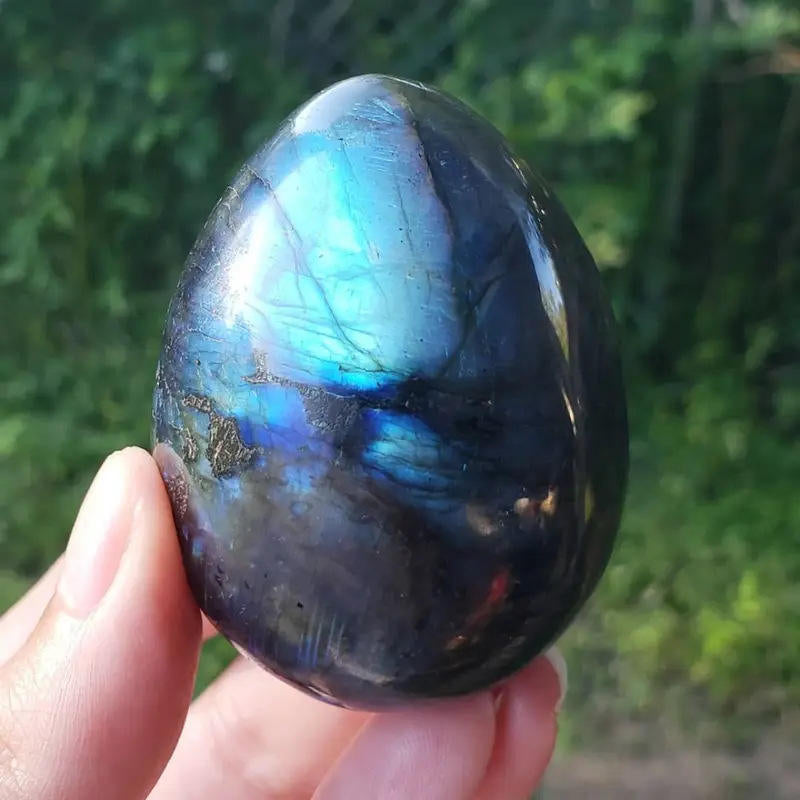50-400g Œuf en Labradorite Bleue|CrystalHola