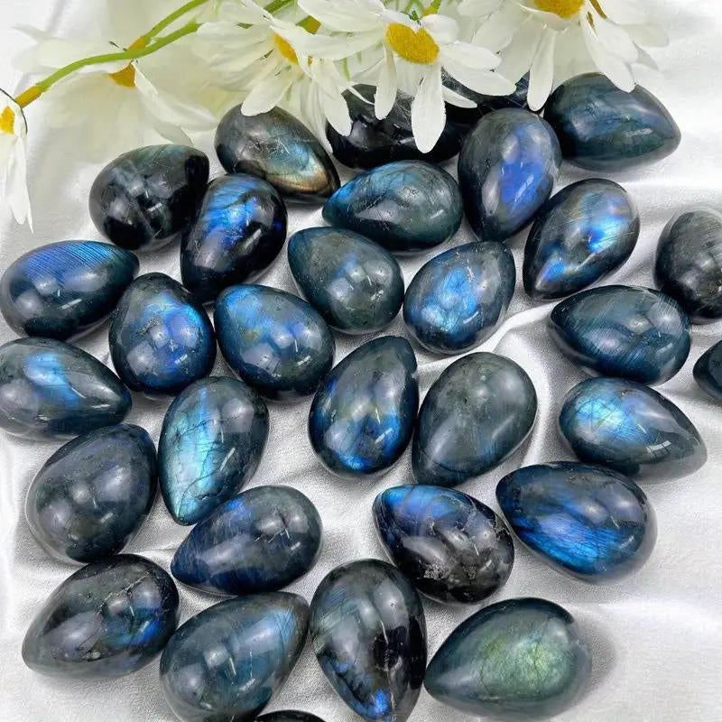 50-400g Œuf en Labradorite Bleue|CrystalHola