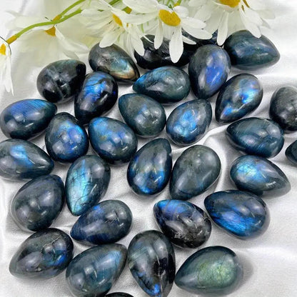 50-400g Œuf en Labradorite Bleue|CrystalHola