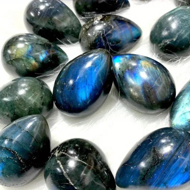 50-400g Œuf en Labradorite Bleue|CrystalHola