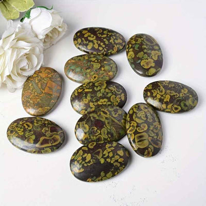 Ajooba Jasper Palm Stone|Wholesale CrystalHola