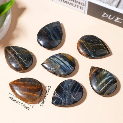 Tiger Eye Stone Water Drop for Jwelery