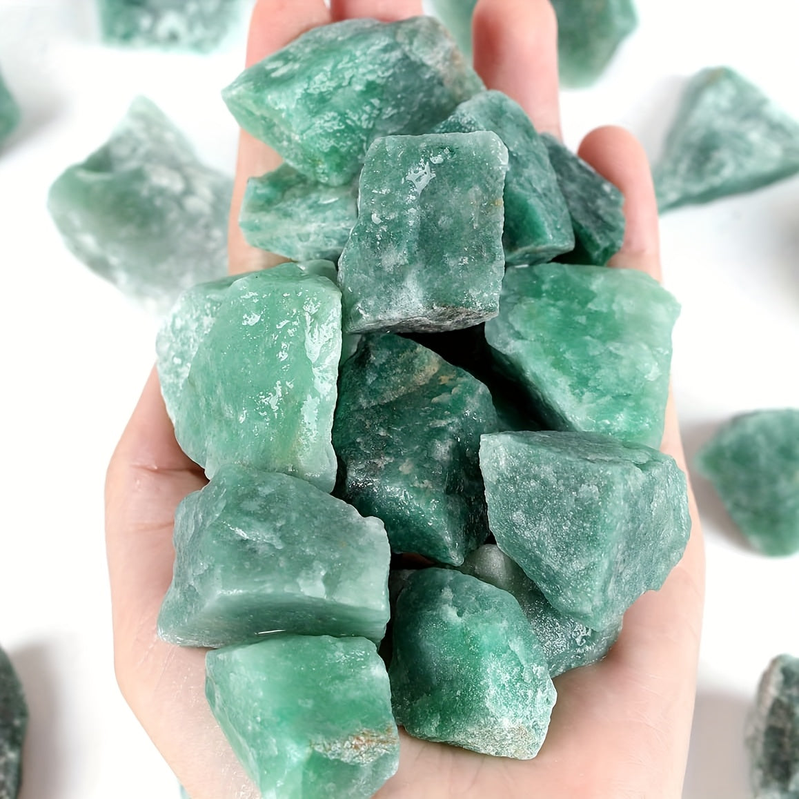 Green Aventurine Raw Stone for Decor and Gifts