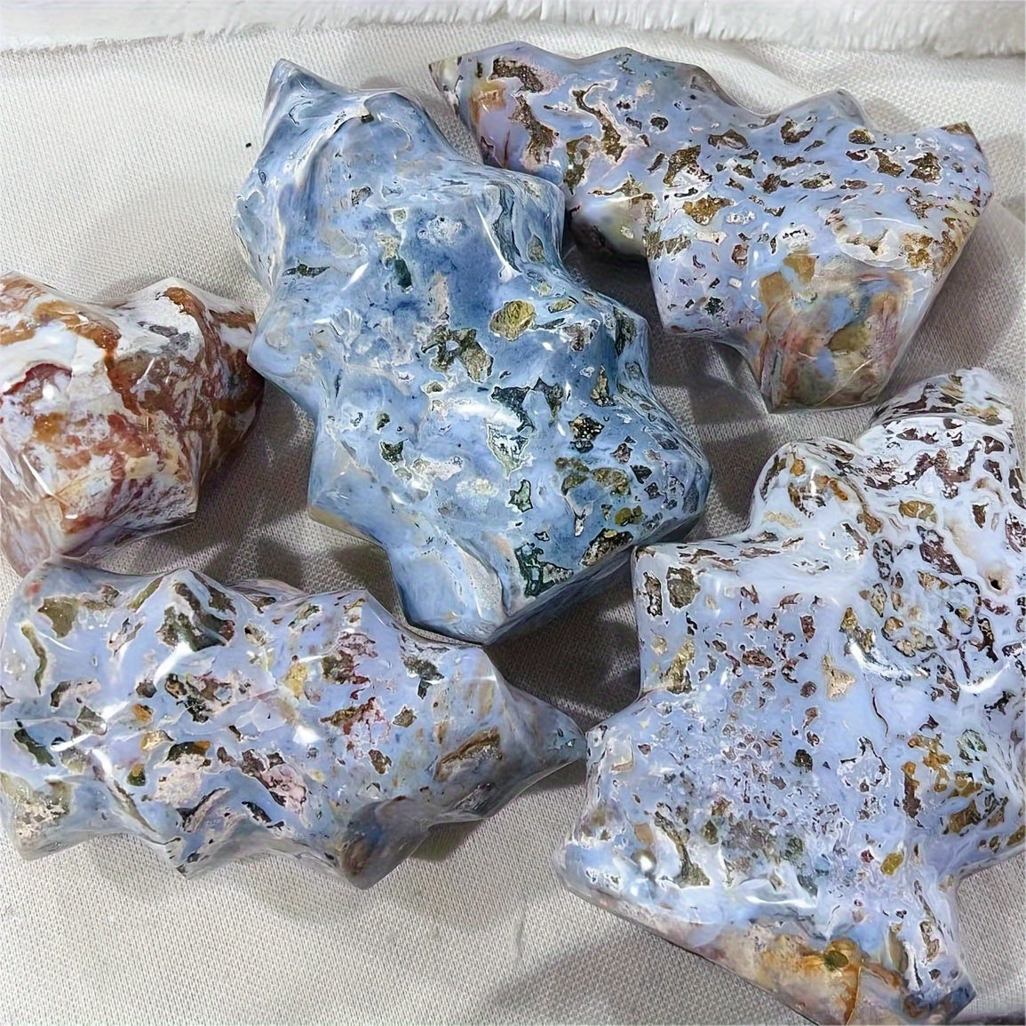 Ocean Jasper Torch Stone
